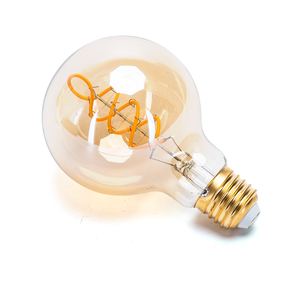 LED filament žárovka G80 E27 4W 1800K 280 lm