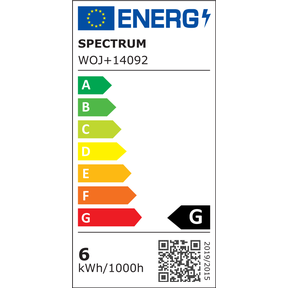 LED žárovka GU10 6W 500 lm, 3000K, čočka 45°, bílá LED žárovka GU10 6W 500 lm, 3000K, čočka 45°, bílá