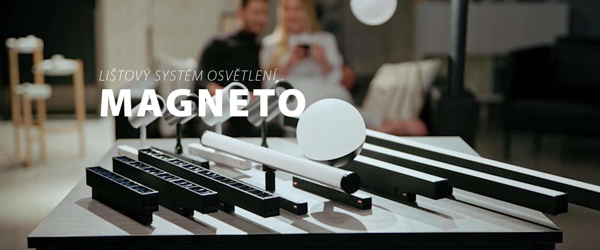 Magnetický lištový systém LED osvětlení MAGNETO
