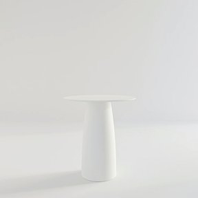 Lakovaný jídelní stůl kruh D690mm White RAL 9016