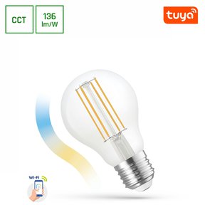 LED filament žárovka A60 E27 5W Tuya CCT 680 lm LED filament žárovka A60 E27 5W Tuya CCT 680 lm