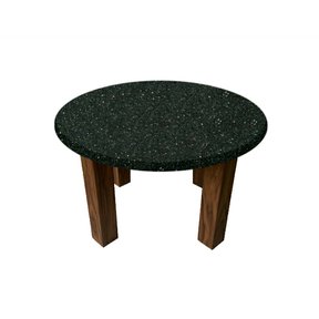 Kamenná stolní deska žula Emerald Pearl kruh 50 cm
