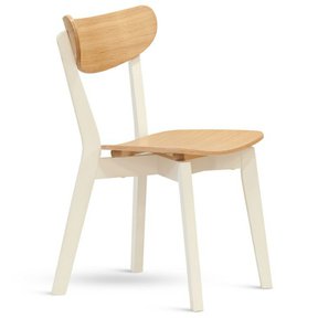 Jídelní židle Tuoli dub + buk bílá